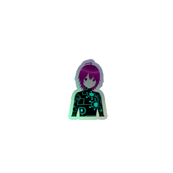 Cyber Vex Girl Sticker product image (2)