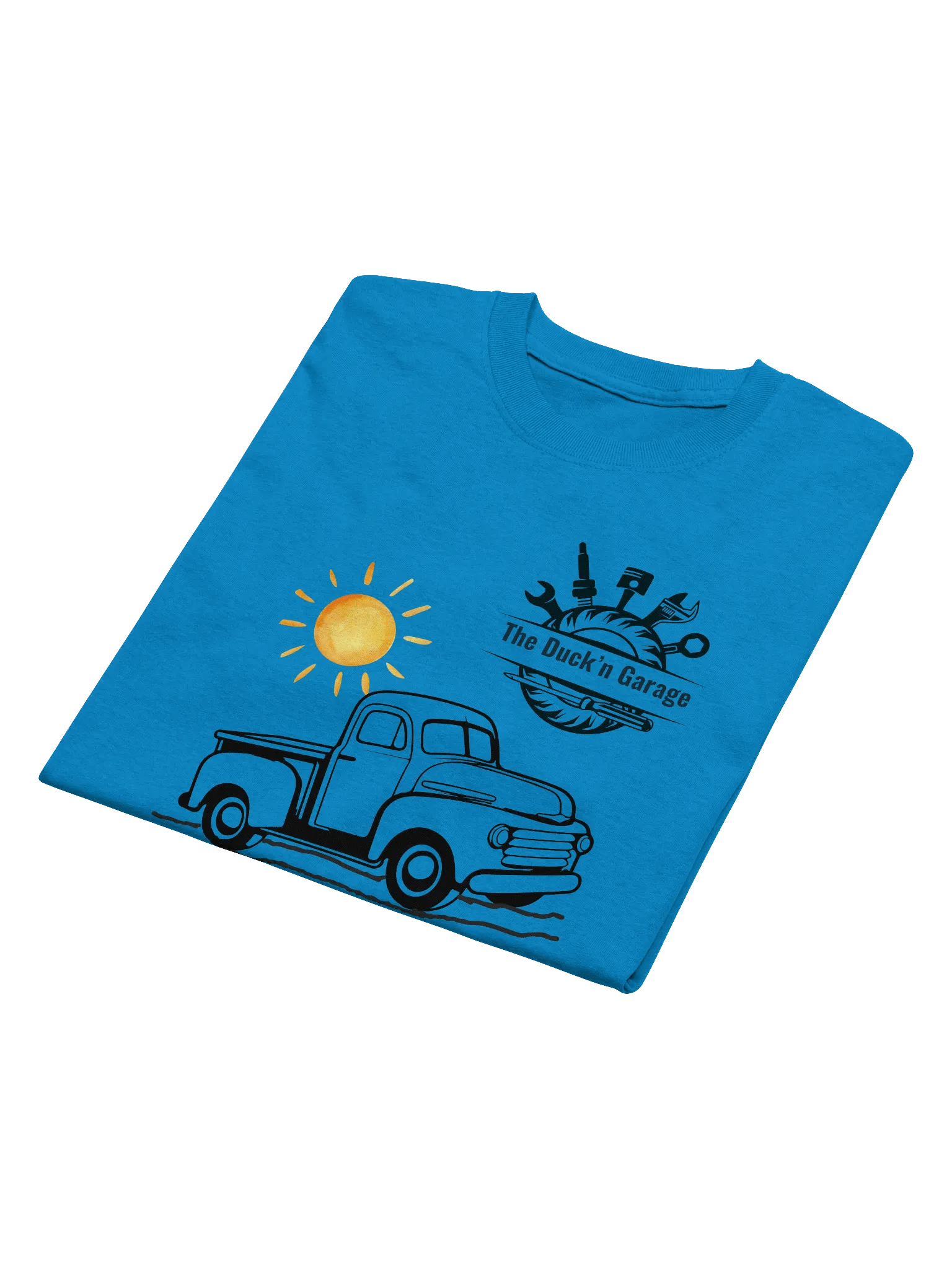The Duck'n Garage Gear Logo Printed Light Color T-Shirt product image (5)
