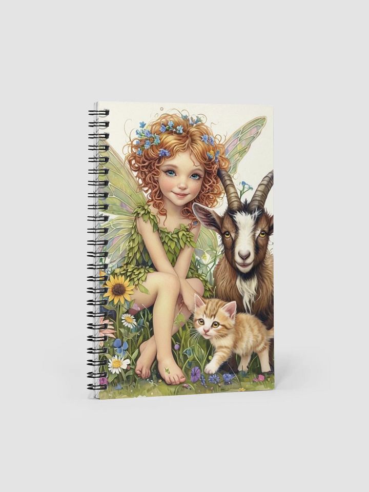 Enchanted Garden Spiral Notebook product image (1)