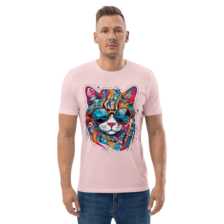 Colorsplash Hippie Katze 4 , Shirt product image (6)