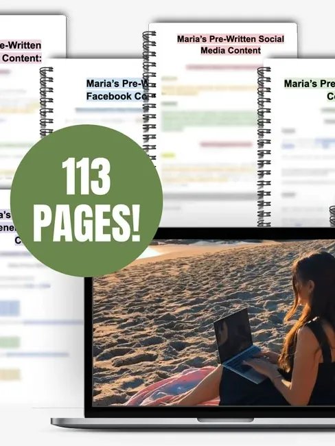 Maria’s 113 Pages Of Pre-written Sales Copy product image (1)