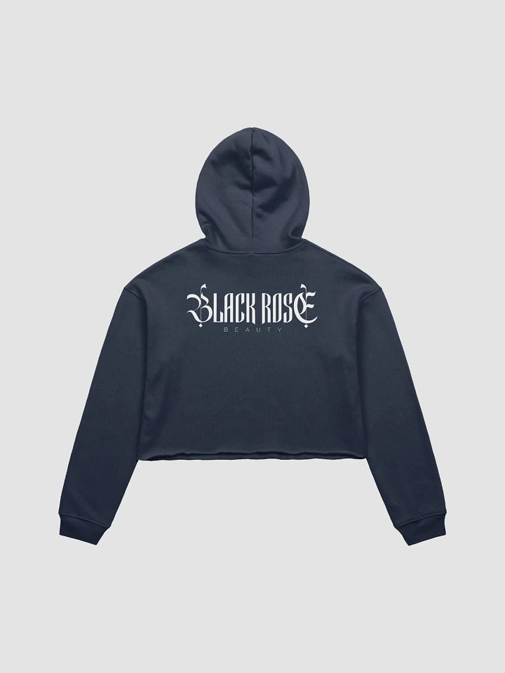 "Black Rose Beauty" Cropped Hoodie product image (2)