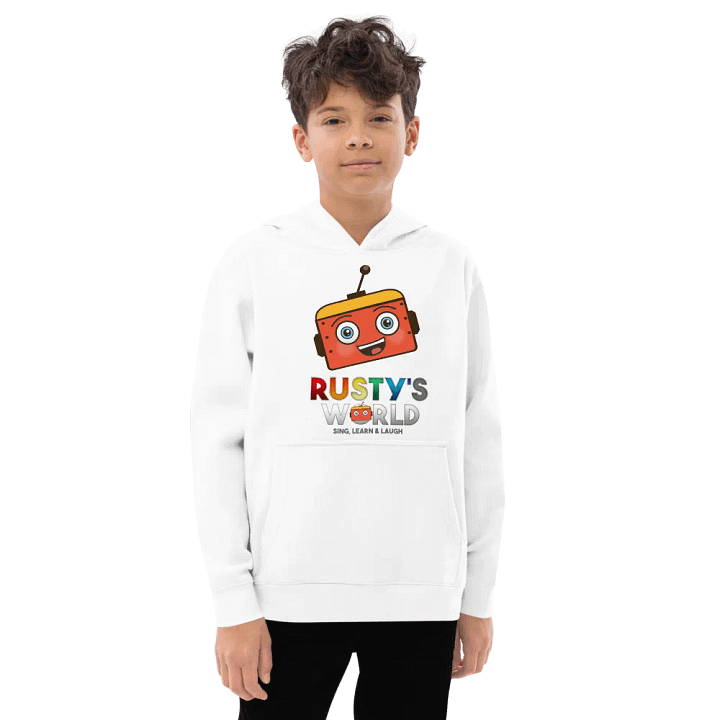 Rusty's World Fleece Pullover – Featuring Leo & Rusty product image (1)