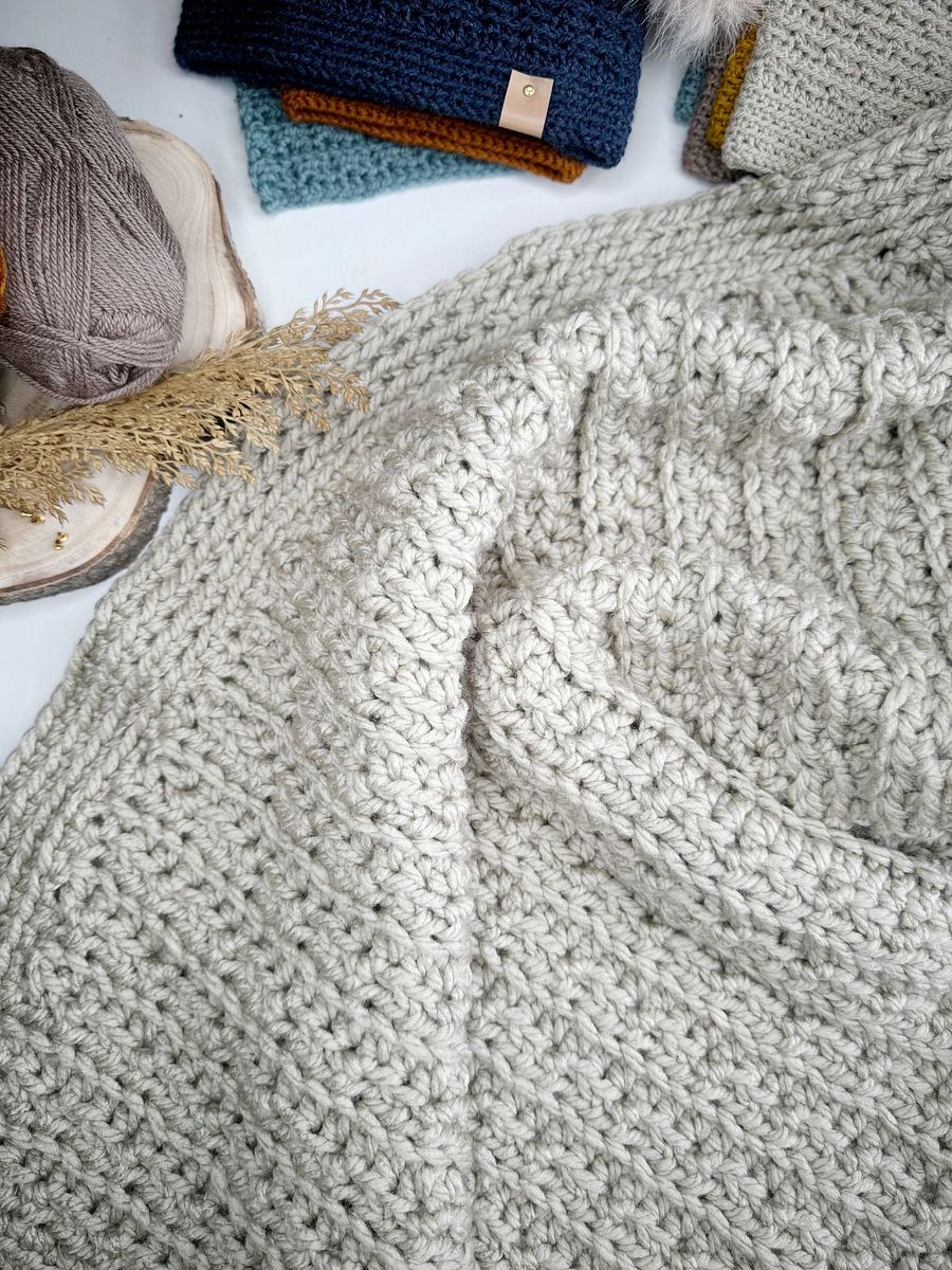 Mystical Blanket / Easy Chunky Crochet Blanket Pattern in 4 Sizes product image (10)