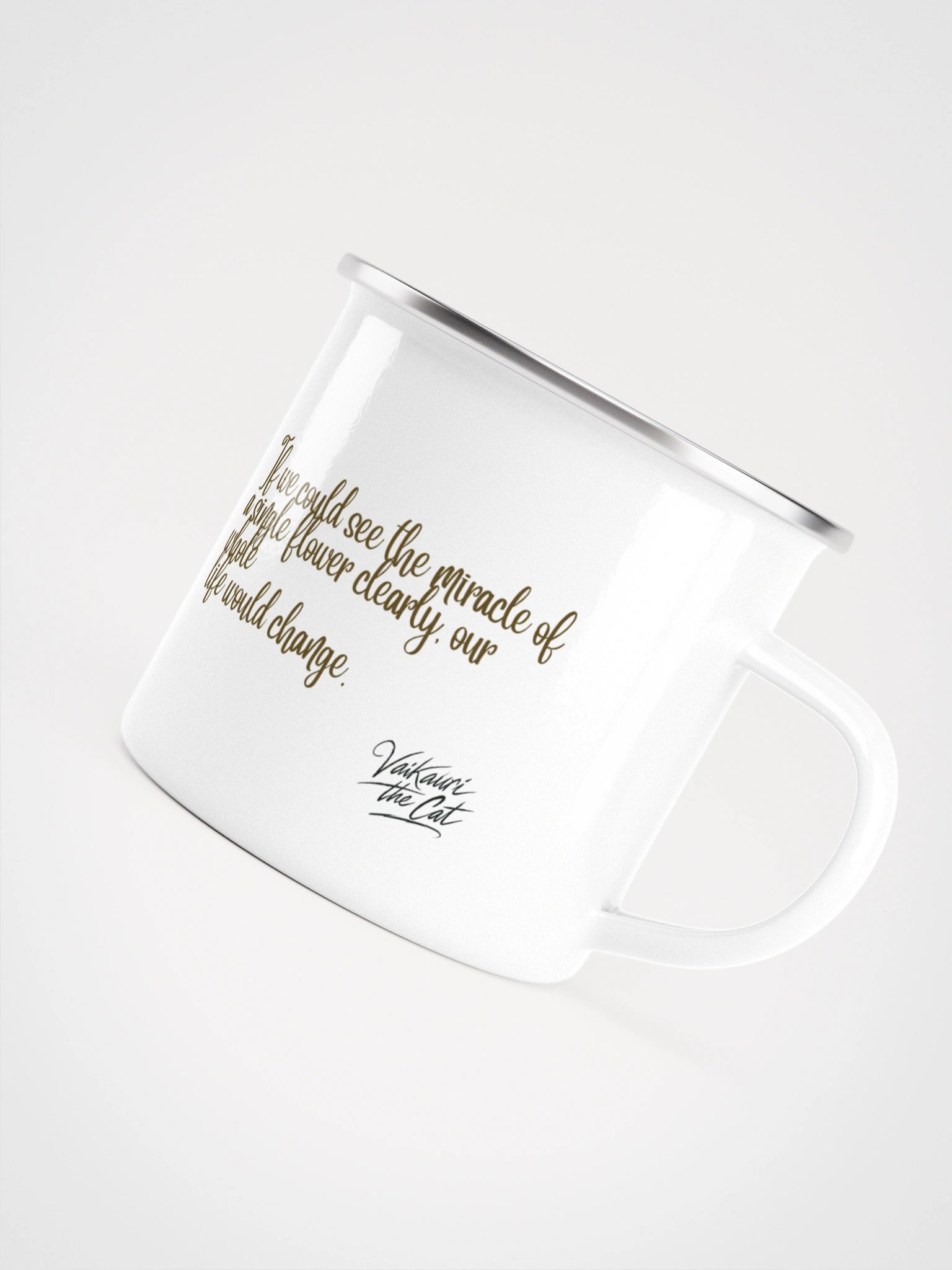 Vaikauri Cat Adventure Enamel Mug product image (5)