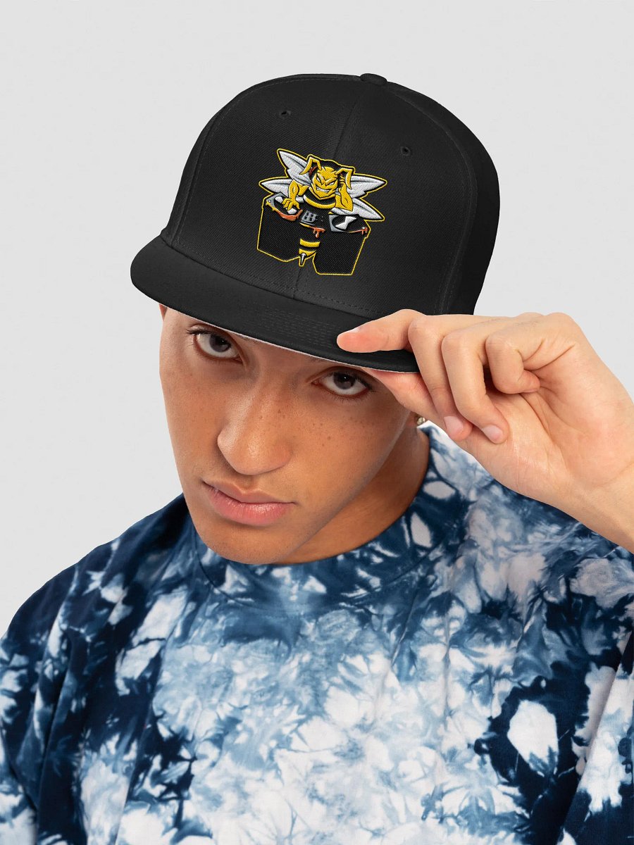 Bee Logo Wool Blend Snapback Cap product image (5)