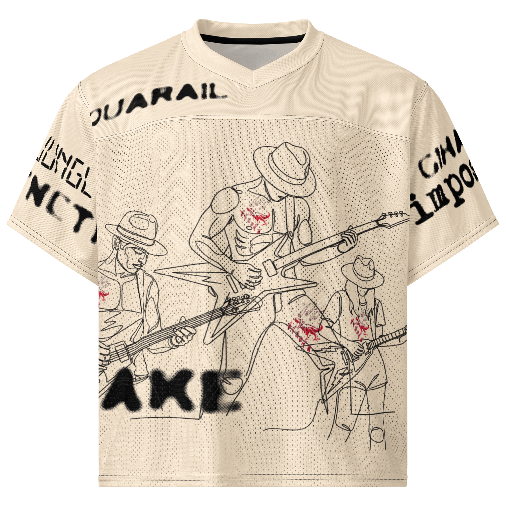 fake rockstar graffiti jungel project xtnctn chief gihareh quarail jersey product image (1)