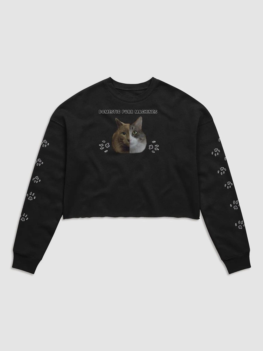 Domestic Purr Machines Fleece Crop Sweatshirt product image (1)