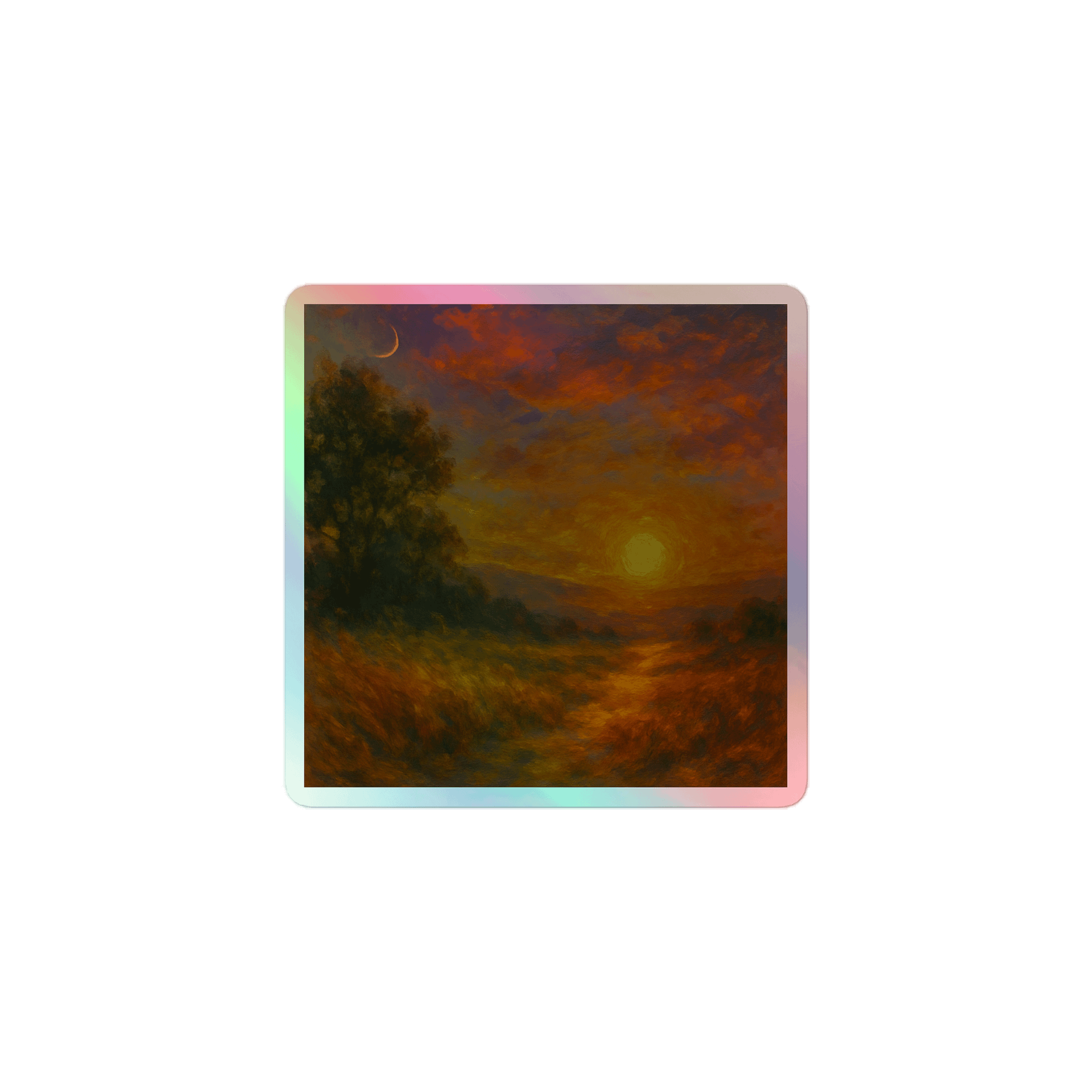 Track 8 – La Vida de Solsticio | Holographic Sticker product image (1)