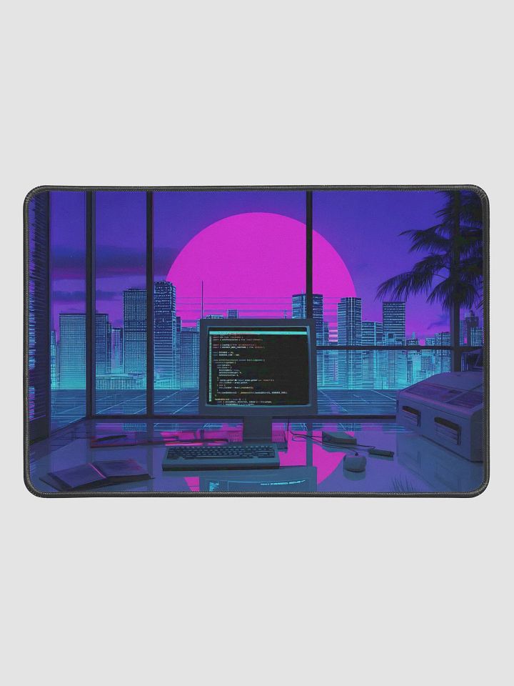 Devs.FM Terminal Desk Mat — 12” x 22” product image (1)