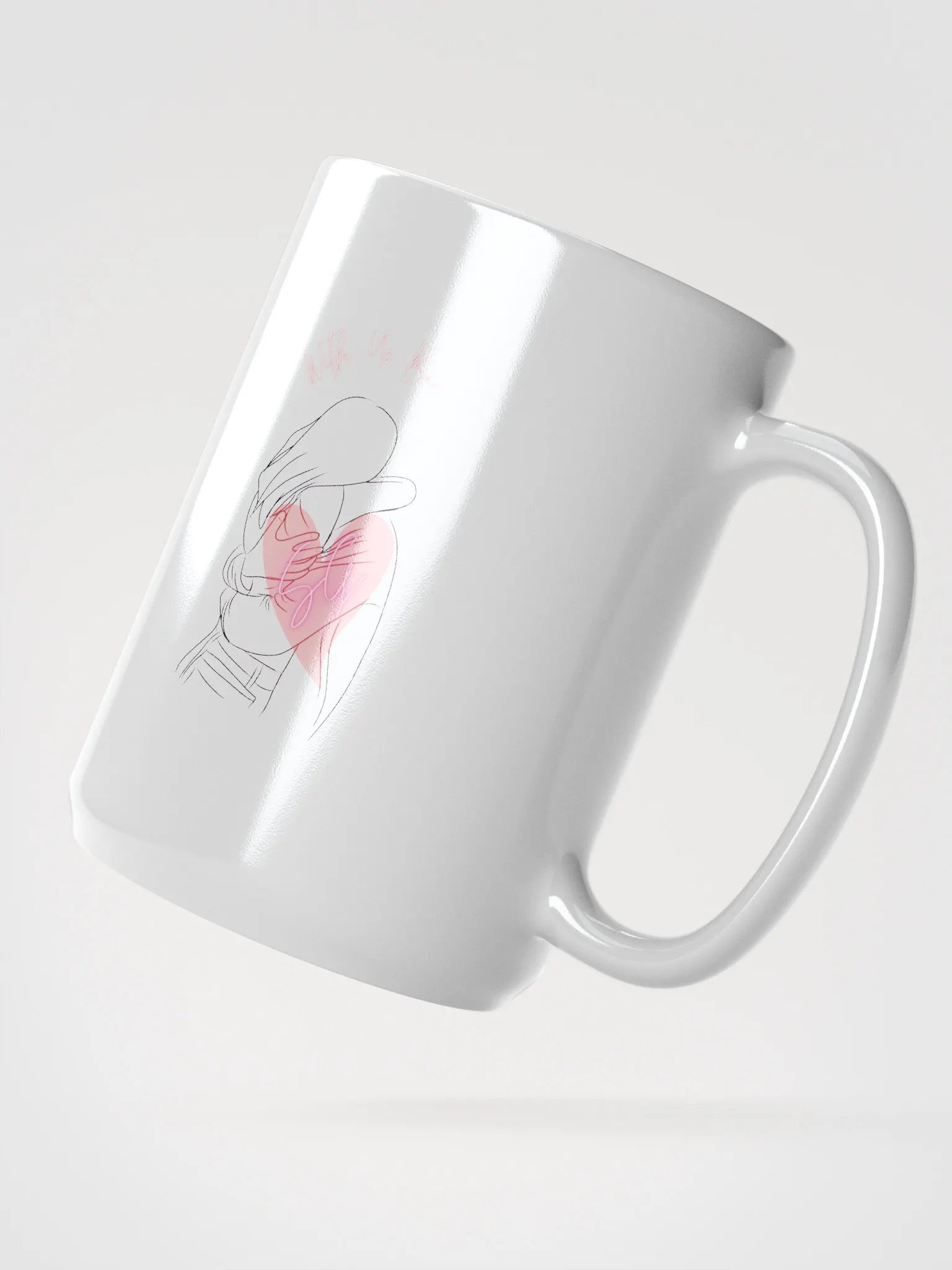 Earth Embrace! White Glossy Mug product image (2)