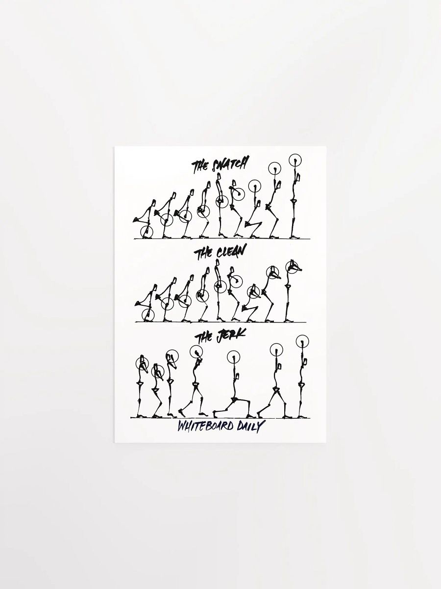 Snatch, Clean, and Jerk Poster product image (8)