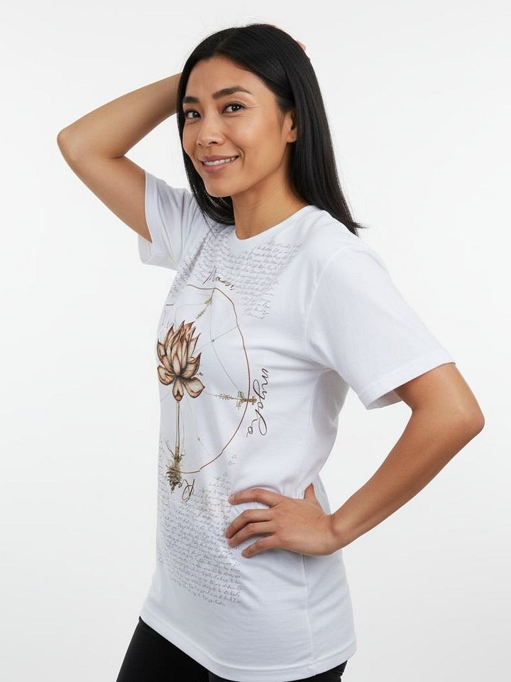 Nam Myoho Renge Kyo: Lotus da Vinci Heavyweight T-Shirt product image (2)