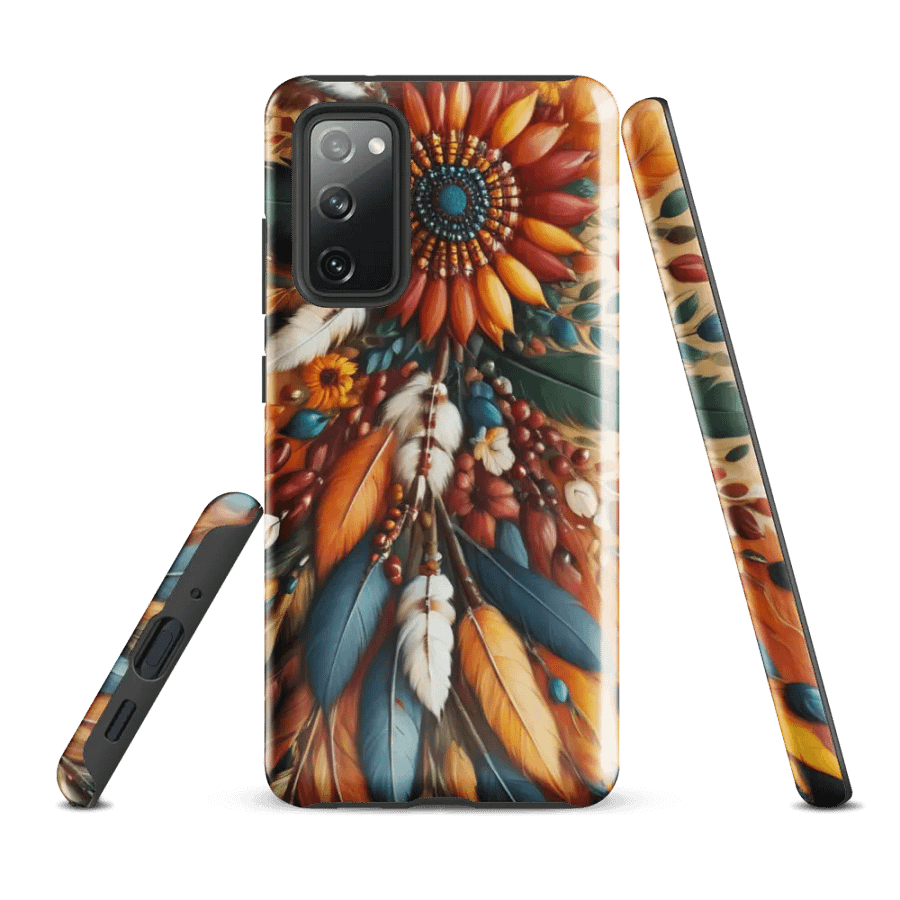 Tough Phone Case for Samsung® - Boho Feathers product image (1)