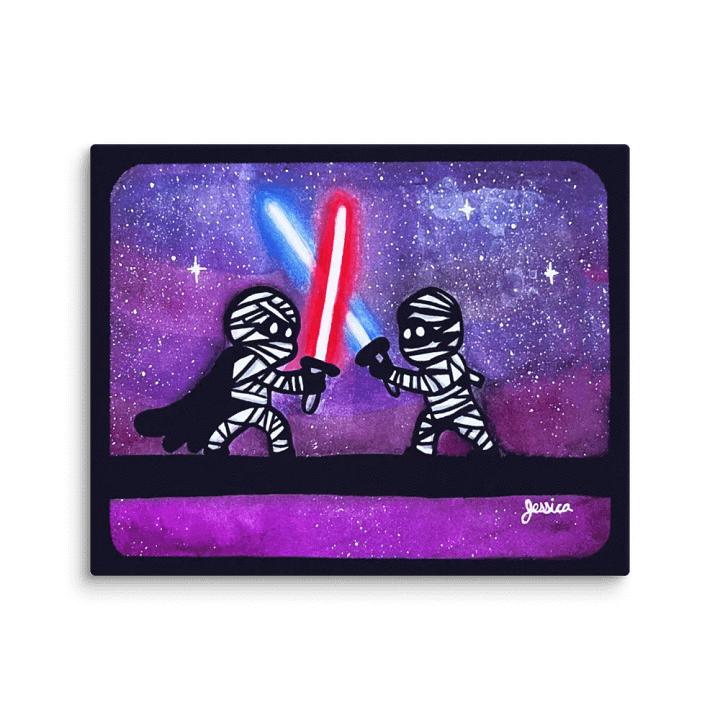 Duel of the Mummies Canvas product image (1)