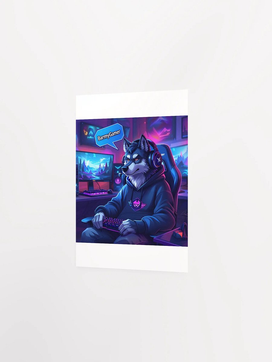 BarmyGamer Gaming Setup Poster product image (16)