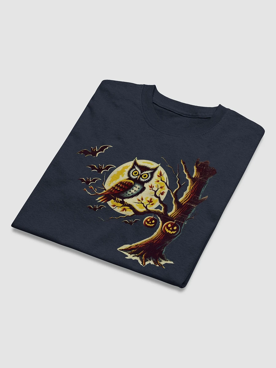 Owl Full Moon Adult Unisex T-Shirt product image (28)