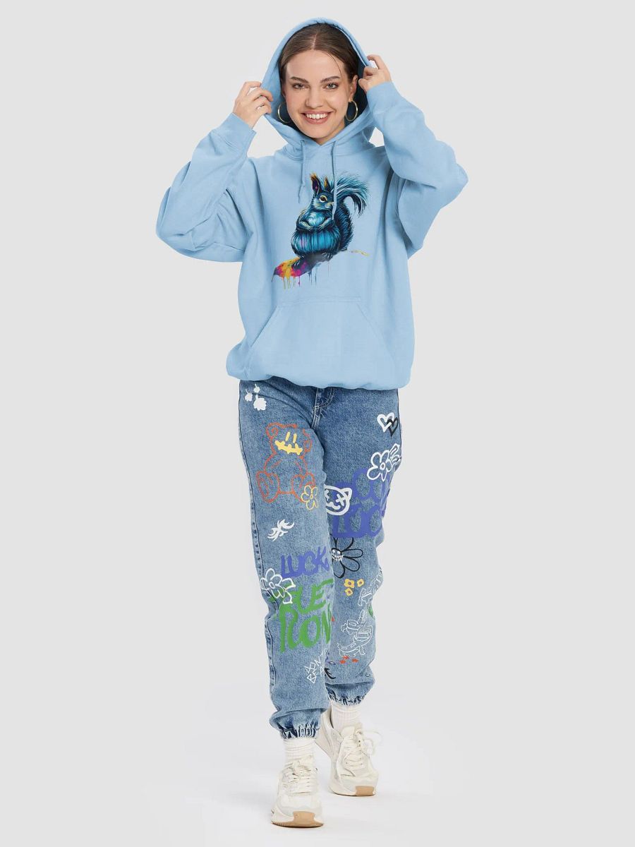 Vibrant Squirrel Splash Hoodie product image (8)