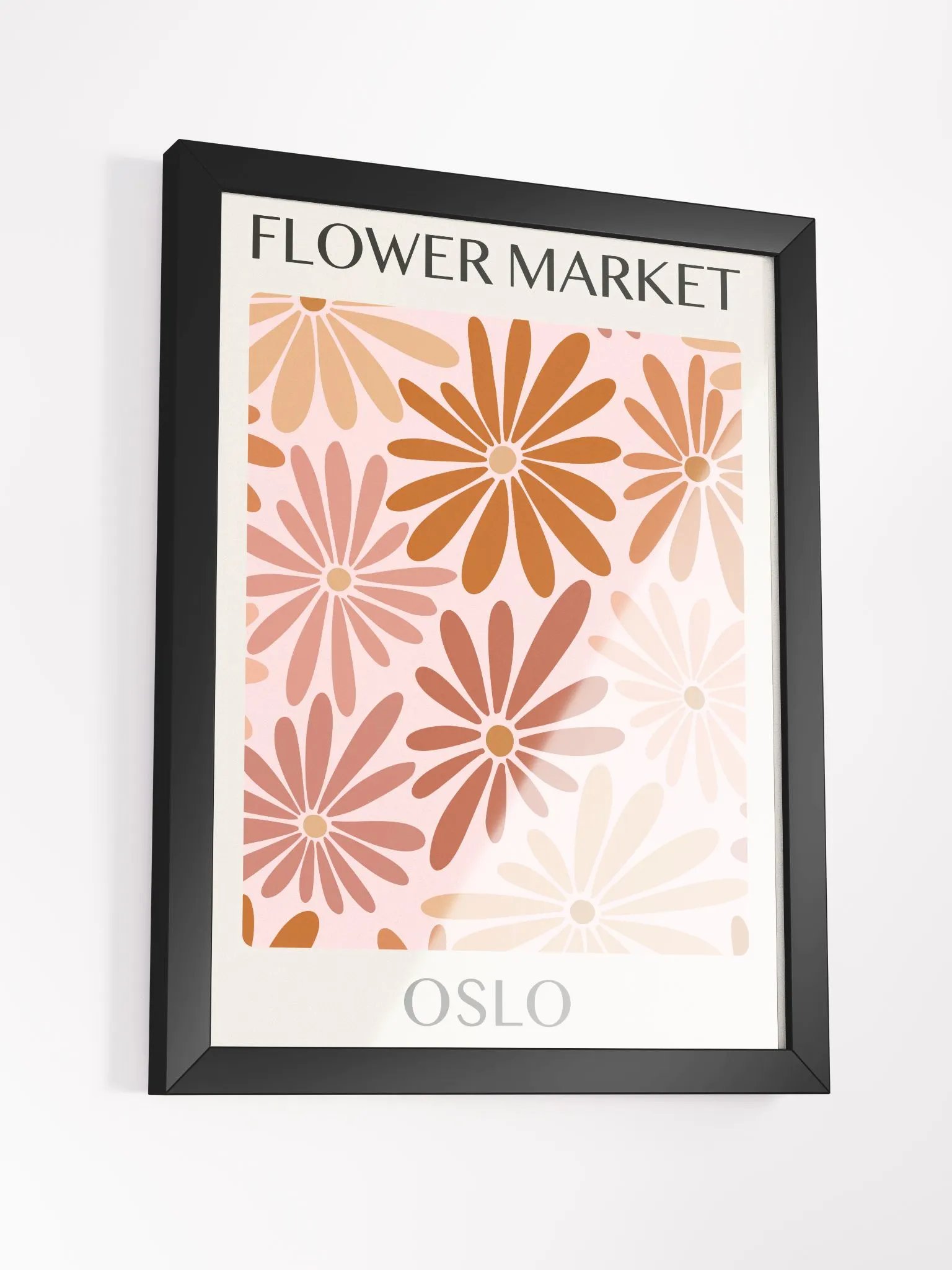 Flower Market Oslo - Framed Poster product image (3)