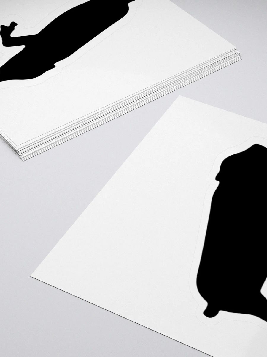 Leaping Pig BLACK (Sticker) product image (4)