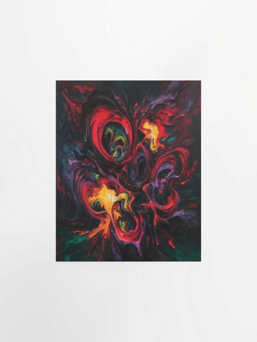 Vibrant Swirls Enhanced Matte Poster product image (1)