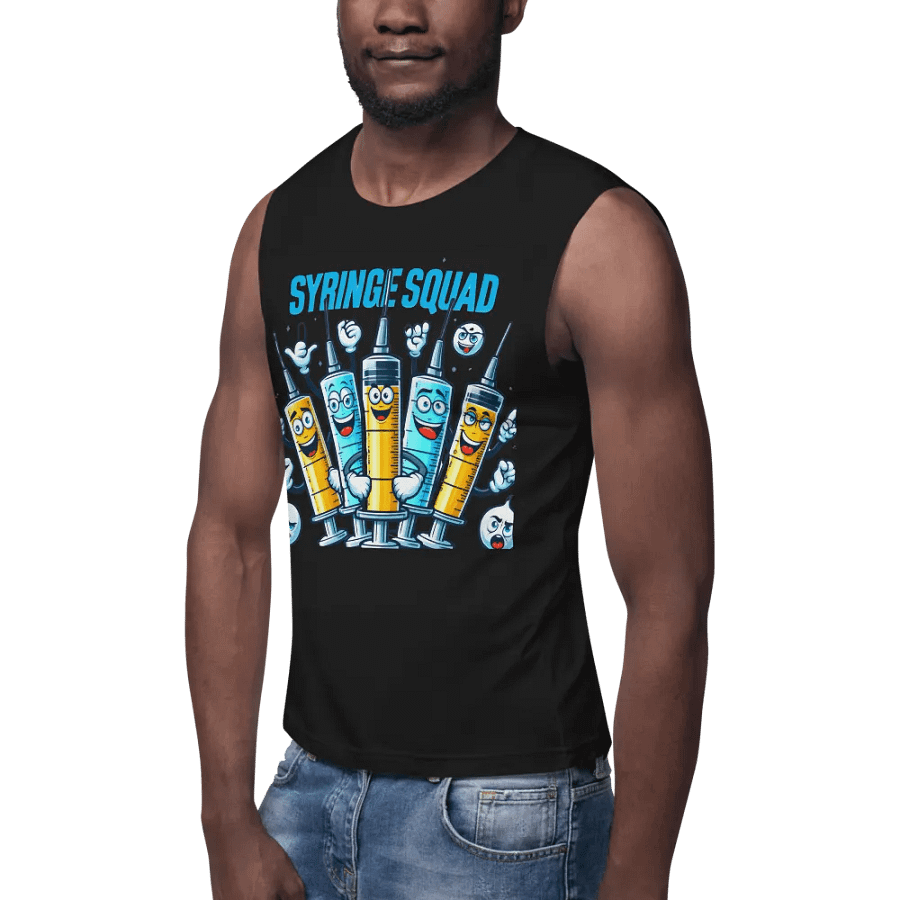 Syringe Squad Unisex Muscle Tank product image (8)