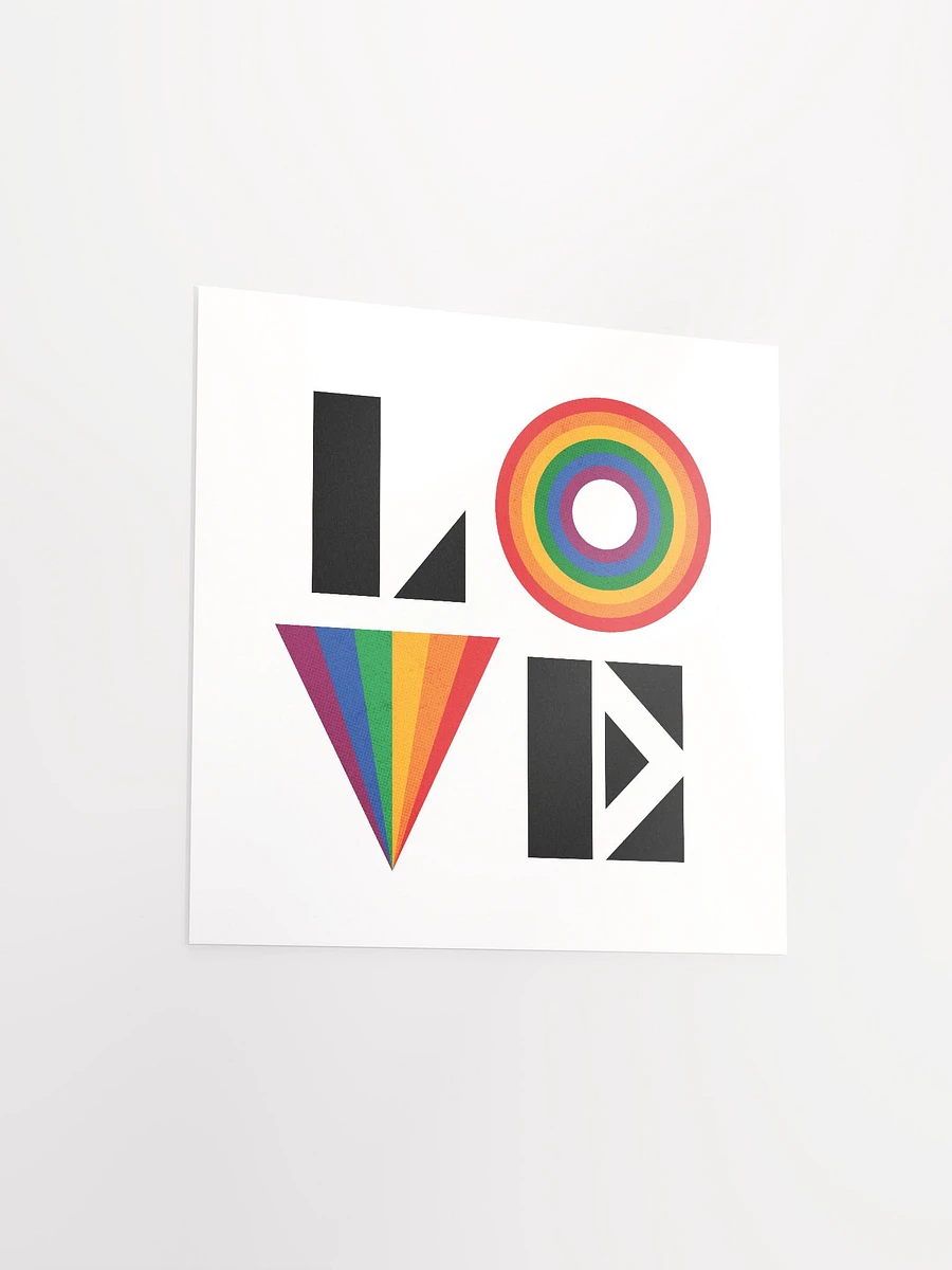 LOVE Midcentury Modern Rainbow Style - Print product image (3)