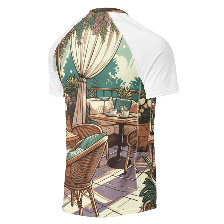 Cozy Outdoor Patio All-Over Print Men's Rash Guard product image (2)