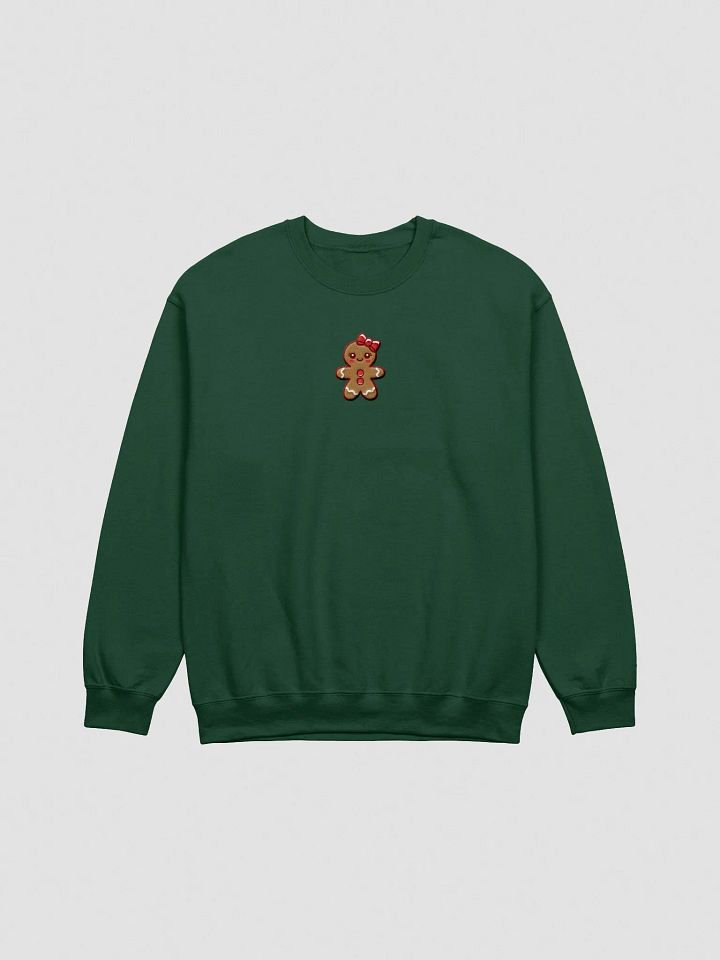 Gingerbread Girl Embroidered Classic Crewneck Sweatshirt product image (1)