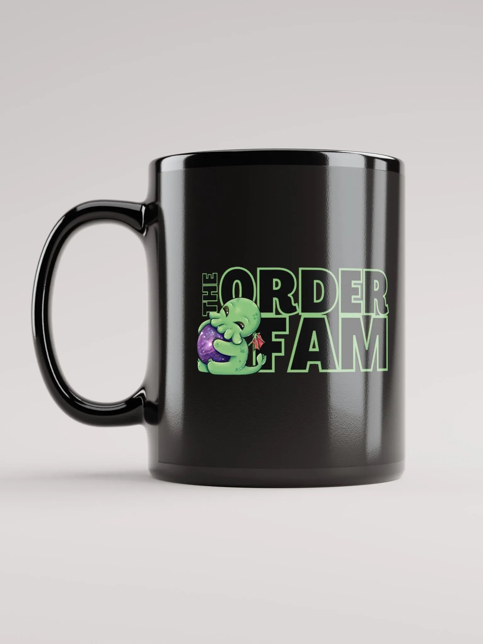 Order Fam Black Glossy Mug product image (11)