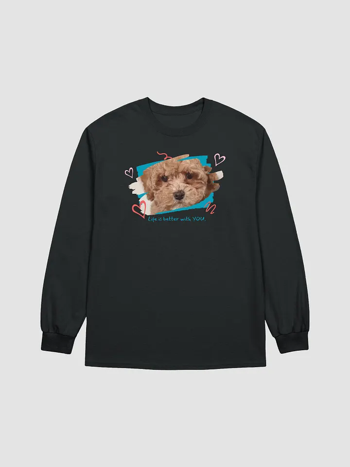PAPASITOS PAWS (Blue) LONG SLEEVE TEE product image (1)