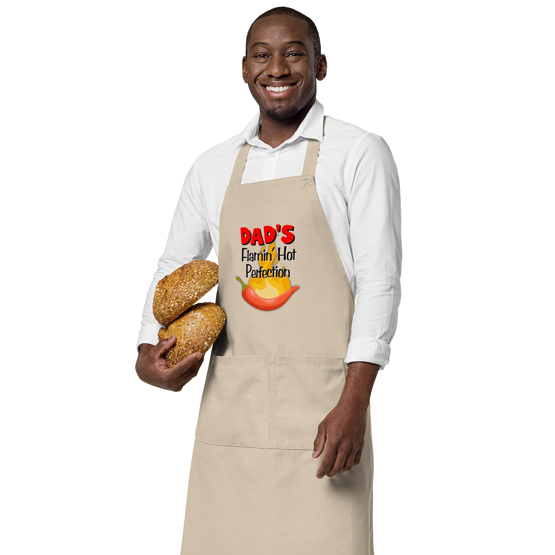 Dad's Flamin' Hot Perfection Apron product image (3)
