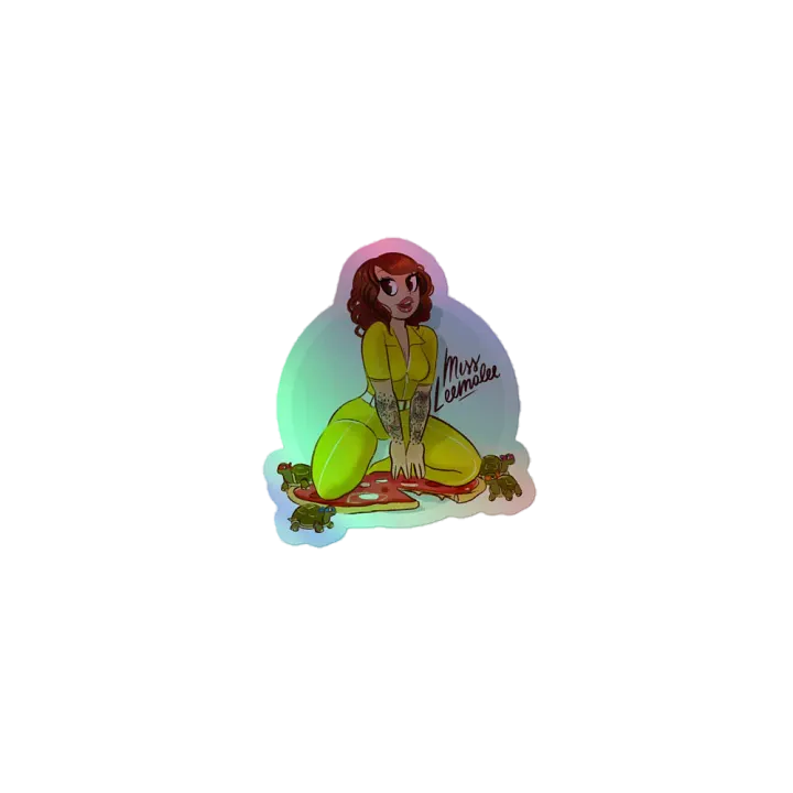 Holographic April Sticker product image (1)