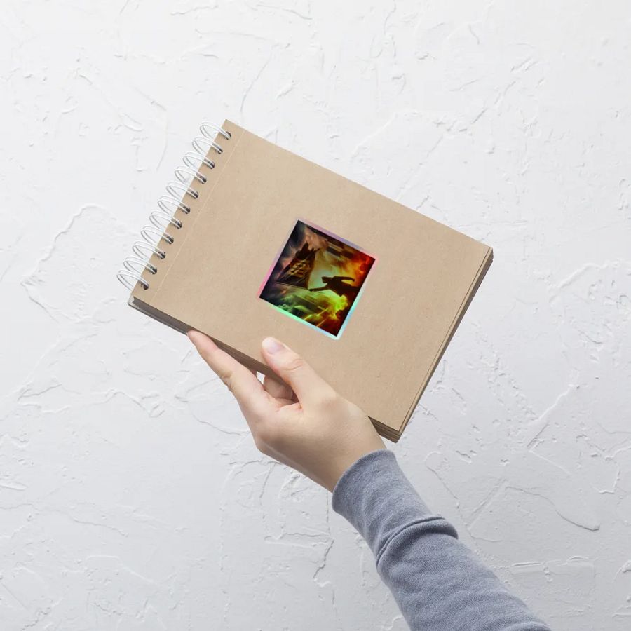 HDI Flag Bearer - Holographic Sticker product image (7)