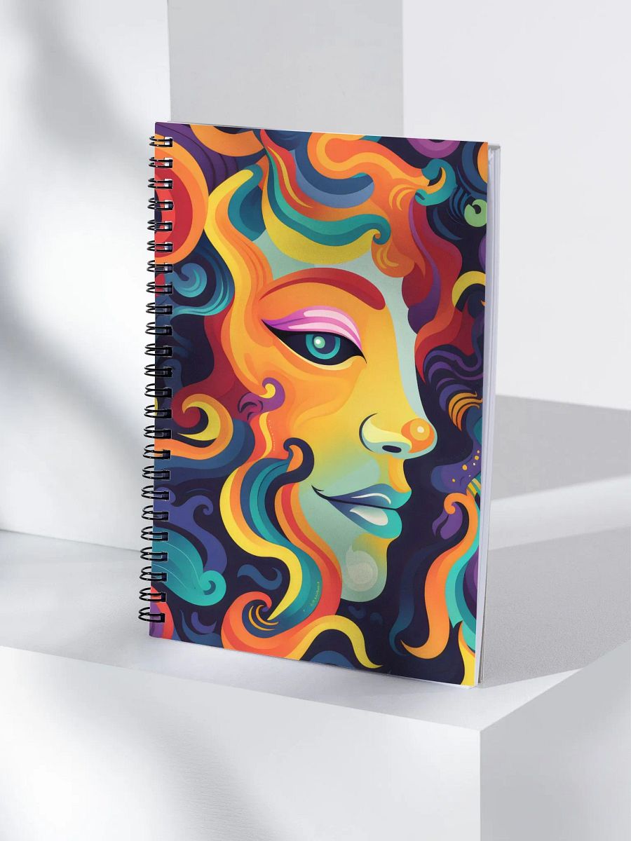 Whimsical Portrait Spiral Notebook product image (4)
