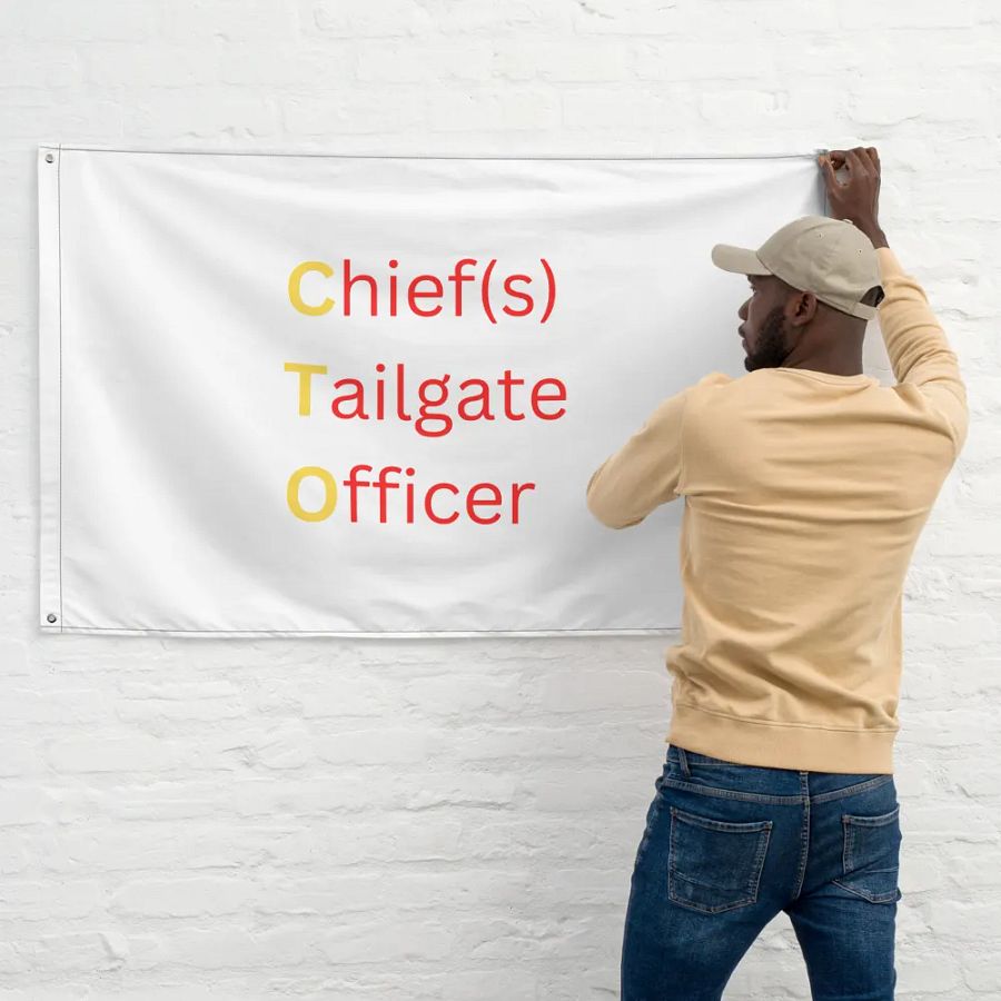 Chief(s) Tailgate Officer Flag product image (11)