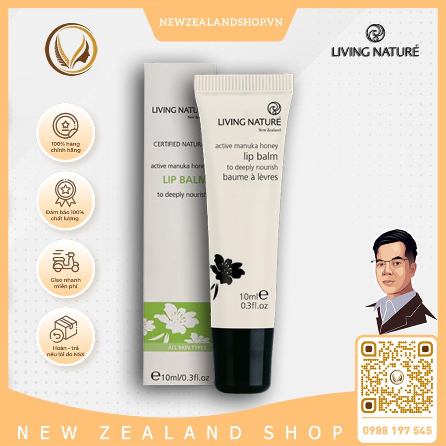 Son dưỡng môi dạng gel Living Nature Lip Balm 10ml product image (1)