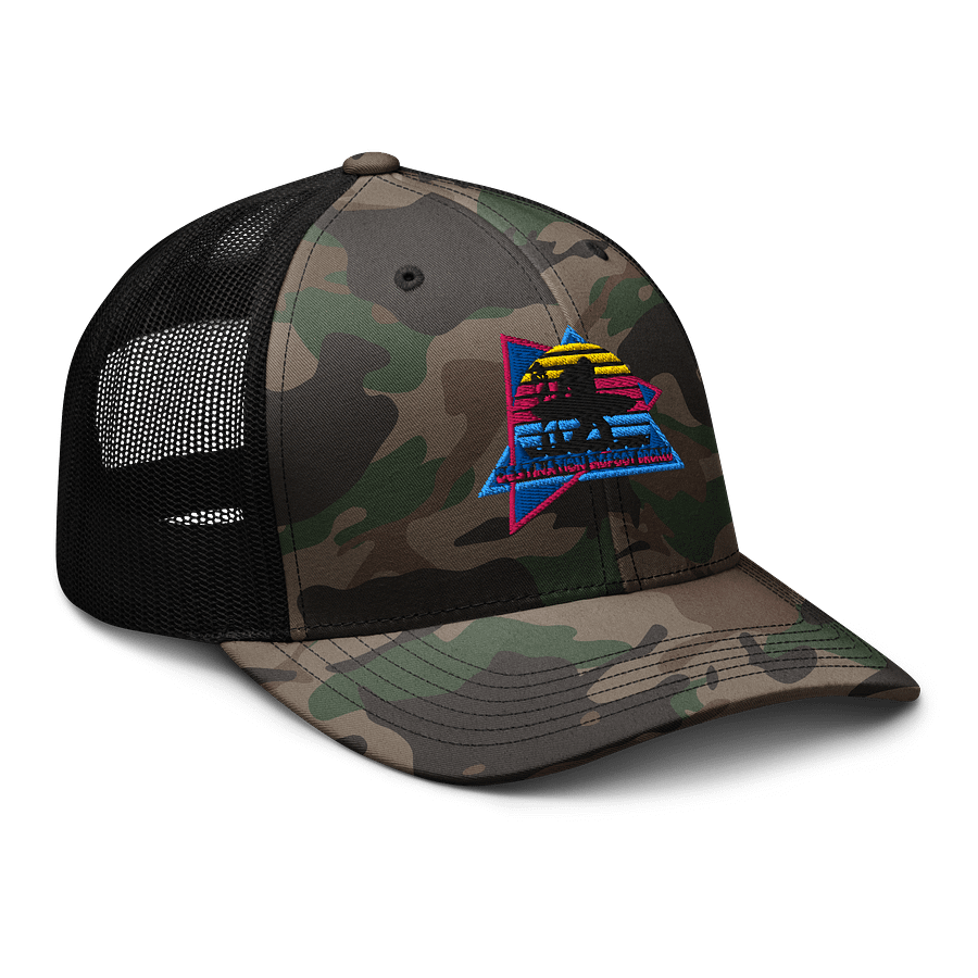 Retro-Inspired Camouflage Trucker Hat (Multiple Camouflage Options) product image (8)