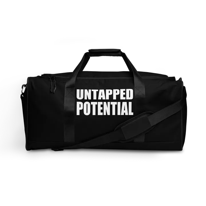 Untapped Potential Black Duffle Bag product image (1)