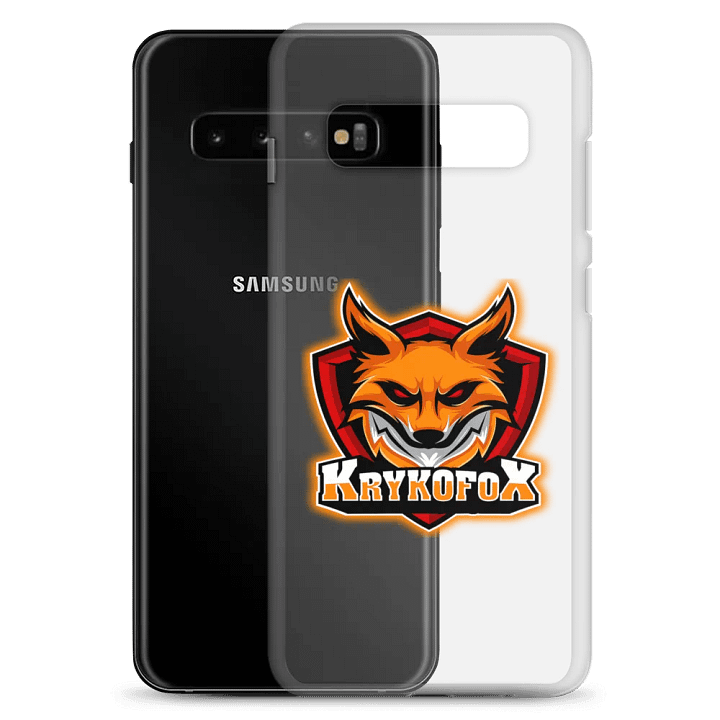 KrykoFox Logo Clear Samsung Case product image (20)