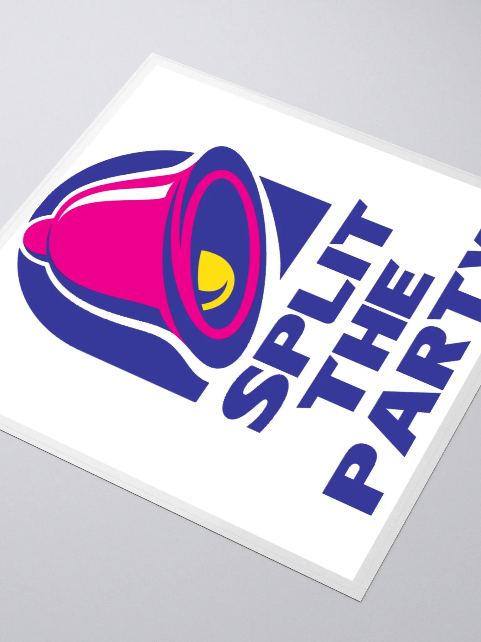 Dividir El Partido - Kiss Cut Parody Logo product image (3)