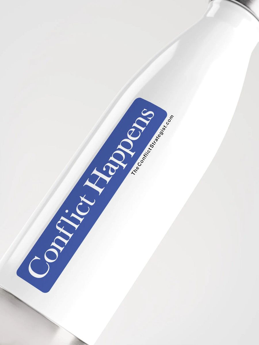 Conflict Happens - Water Bottle product image (3)
