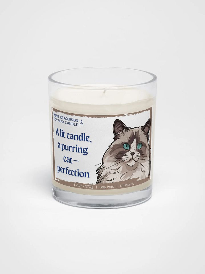 Ragdoll Cat Lover Best Gift, Large Capacity, Great Value & Eco-Friendly Candle – 1.2 lbs of Pure Serenity product image (1)