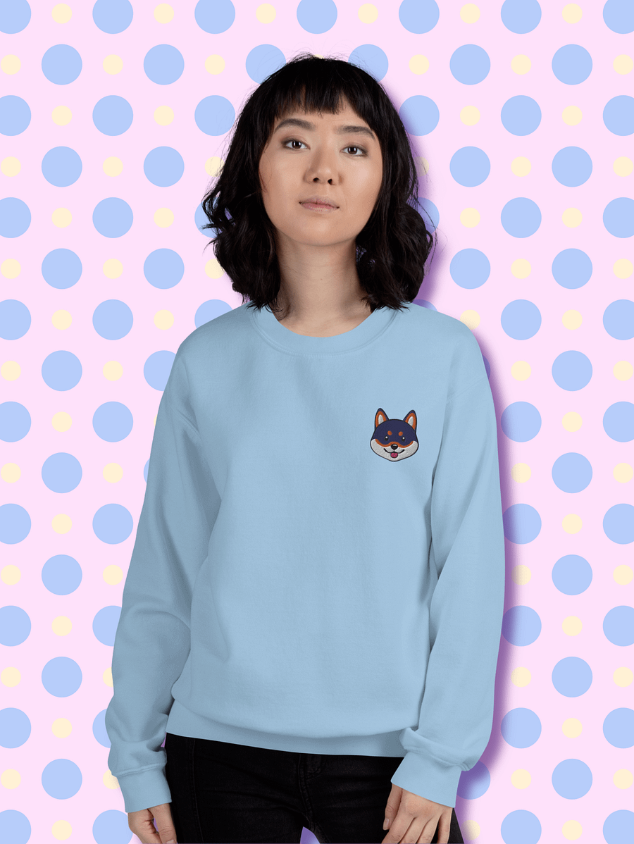 Cheerful Shiba Inu Crewneck Sweatshirt product image (3)