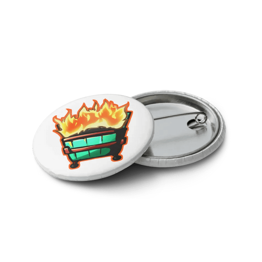 Dumpster Fire buttons product image (12)