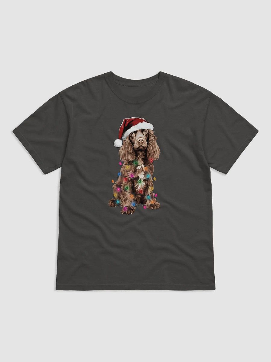 Funny Cocker Spaniel(Liver) Christmas T-Shirt for Cocker Spaniel Paw-rents product image (24)
