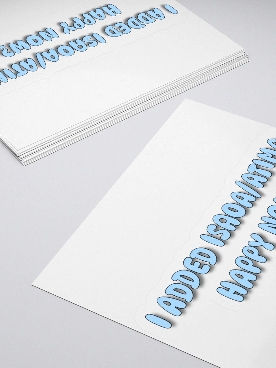 ISAOA/ATIMA Sticker product image (7)