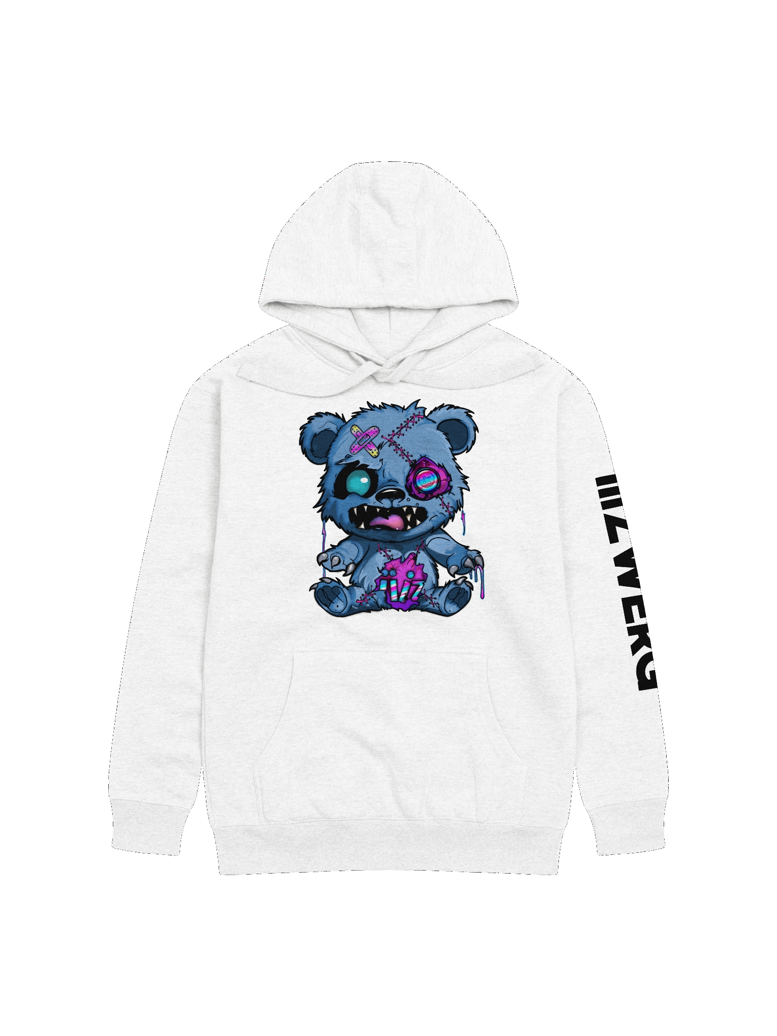 Zombie Bear Hoodie (Light) product image (1)