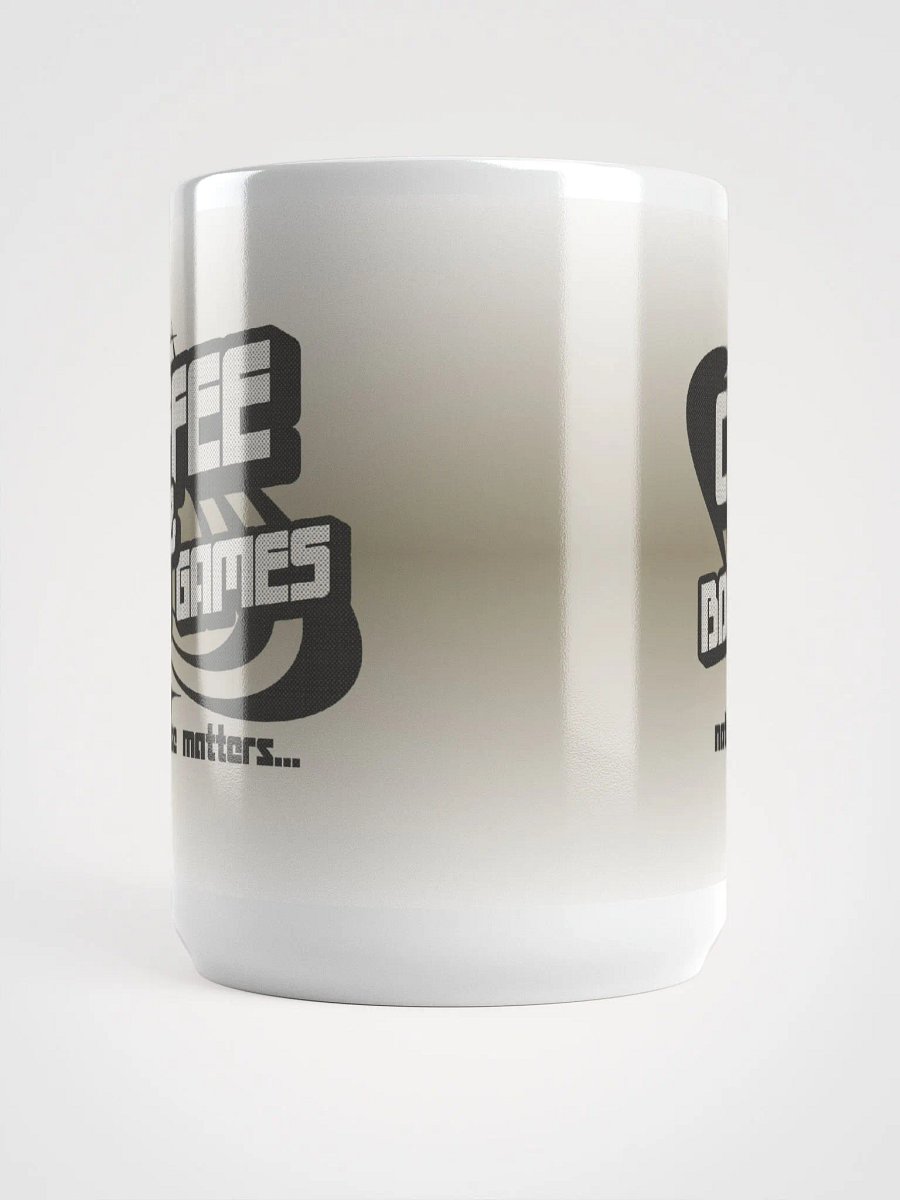 Retro Coffee & Board Games Mug, large 15oz Coffee Cup product image (7)