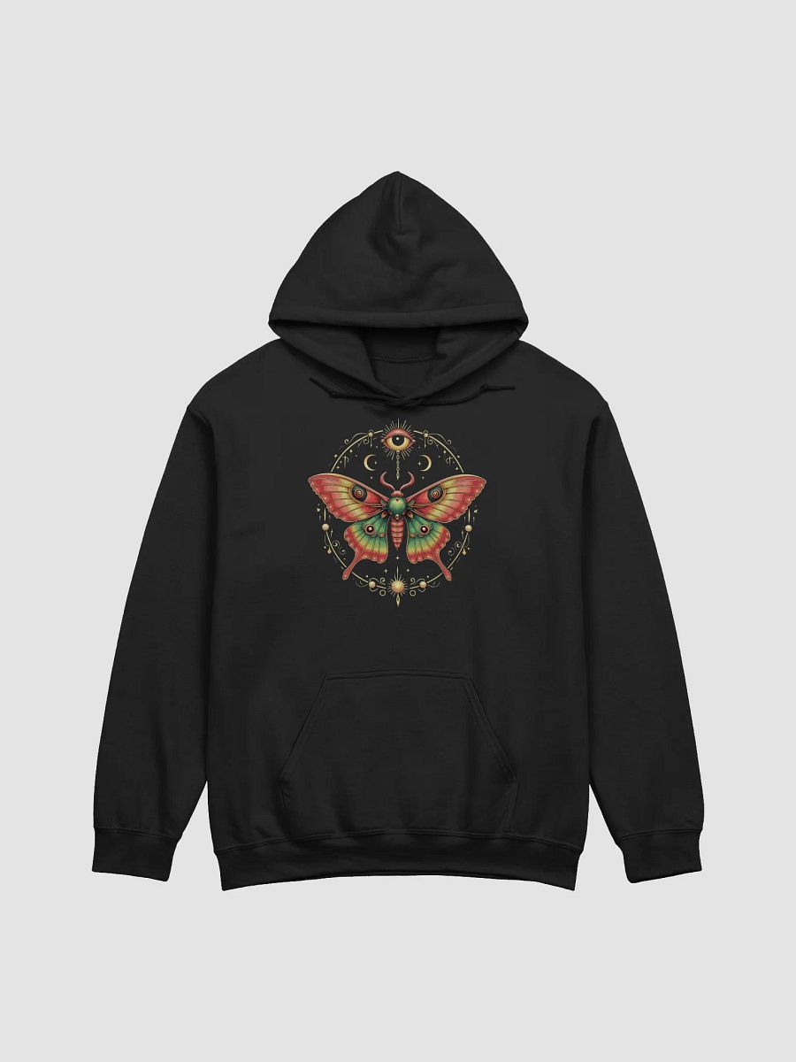 Mystical Moth with Third Eye and Celestial Symbols product image (1)